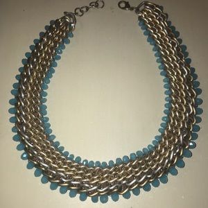 Gorgeous gold statement necklace!